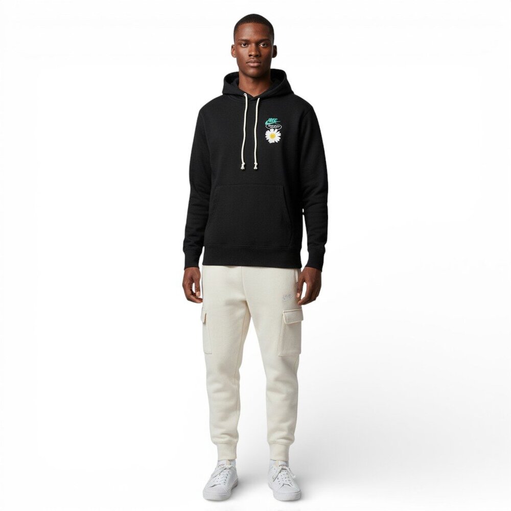 Nike Spring Day Cargo Sweatsuit 2 PC Tracksuit Hoodie Joggers Outfit Mens Size L
